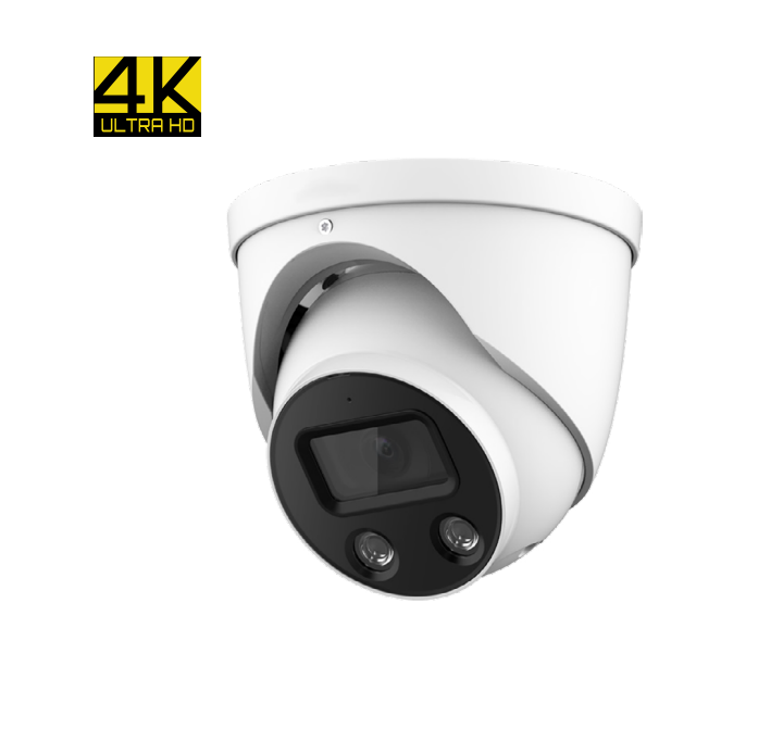 HNC3I381H-ASPV/28 8MP IR Fixed Focal Eyeball Network Camera - AI Powered