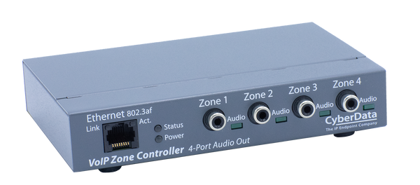 011171 SIP Paging Zone Controller with 4-Port Audio Out