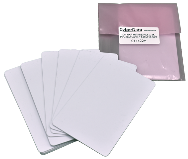 011422 RFID CARDS - PACKET OF 10 (USE WITH 011425, 011426, 011477, 011478)