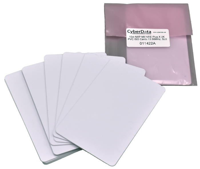 011422 RFID CARDS - PACKET OF 10 (USE WITH 011425, 011426, 011477, 011478)