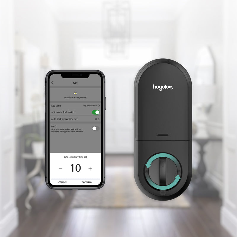 HU04 Smart Lock Touchscreen Deadbolt Remote Wireless Control & Bluetooth Keyless Door Entry