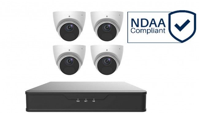4CH 4MP IP KIT - NDAA COMPLIANT