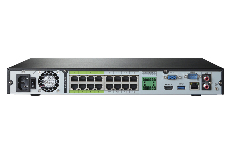 2K IP Security Camera System with 16 Channel NVR and 8 HD IP Outdoor 5MP Cameras, 135FT Night Vision