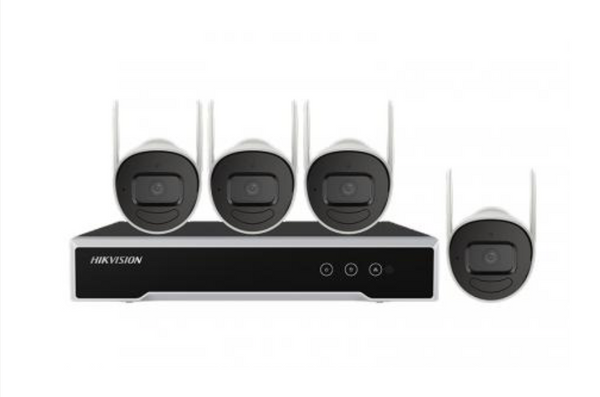 HIKVISION - 4Ch, 4MP Bullet Wi-Fi Kit