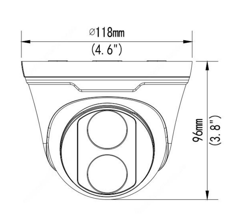 TIKAANI PRO SERIES - 5MP TURRET IP CAMERA