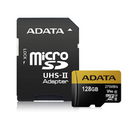 ADATA Premier ONE 128GB SDXC UHS-II U3 Class10 V90 3D NAND 4K 8K Ultra HD 275MB/s Micro SD Card with Adapter (AUSDX128GUII3CL10-CA1)
