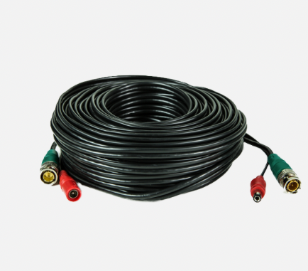LTAC2060B,Black,Pre-made Siamese Cable with Connectors,60ft