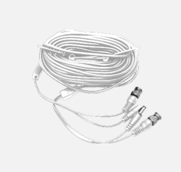 LTAC2100W,White,Pre-made Siamese Cable with Connectors,100ft（