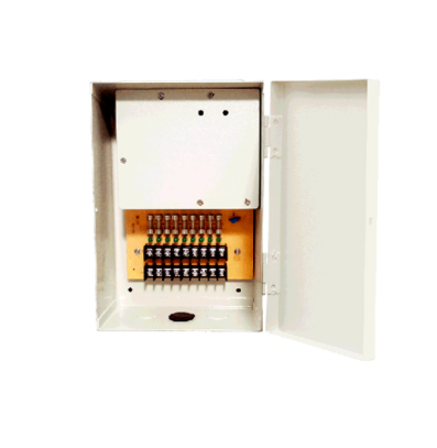 DV-AT1209A-D9P- Power Supply Box, 9 Ports, 9Amp, PTC