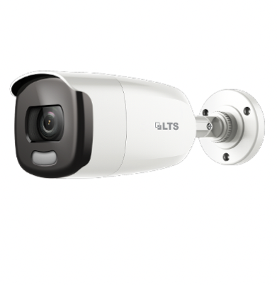 LTCMHR9252W-28CF - 5MP Full Time Color Camera Large Bullet, 2.8mm Fixed Lens, True WDR 120dB, IP67, Junction Box Included