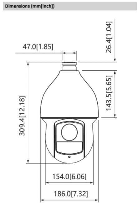 DAHUA OEM - 4MP 32x Starlight IR, Auto Tracking - AI Network PTZ Camera