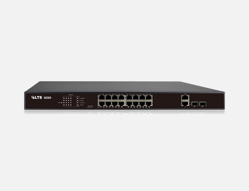 LTS Pro-VS PoE Switch with 100Mbps Network Ports and 30W PoE ports