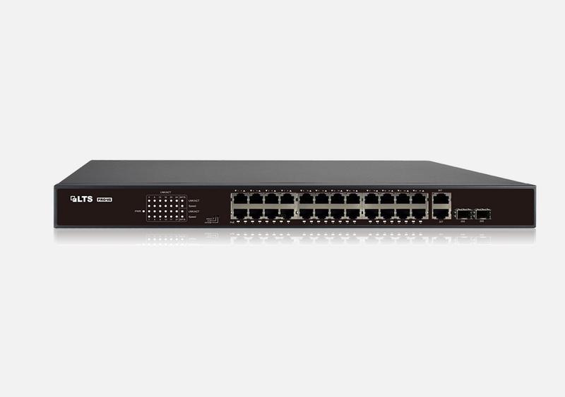 LTS Pro-VS PoE Switch with 100Mbps Network Ports and 30W PoE ports