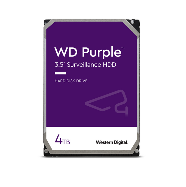 WD42PURZ, Western Digital Purple 4TB Surveillance Hard Disk Drive, 5400 RPM Class SATA 6 Gb/s 256MB Cache 3.5 Inch