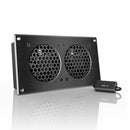 AIRPLATE S5, HOME THEATER AND AV QUIET CABINET COOLING FAN SYSTEM, 8 INCH