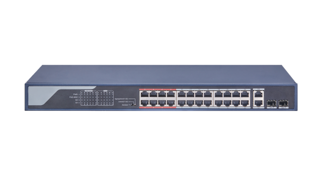 LTS POE-SW2402N 24 PoE Port Switch with 2 Gb Uplink and 6KV Surge Protection
