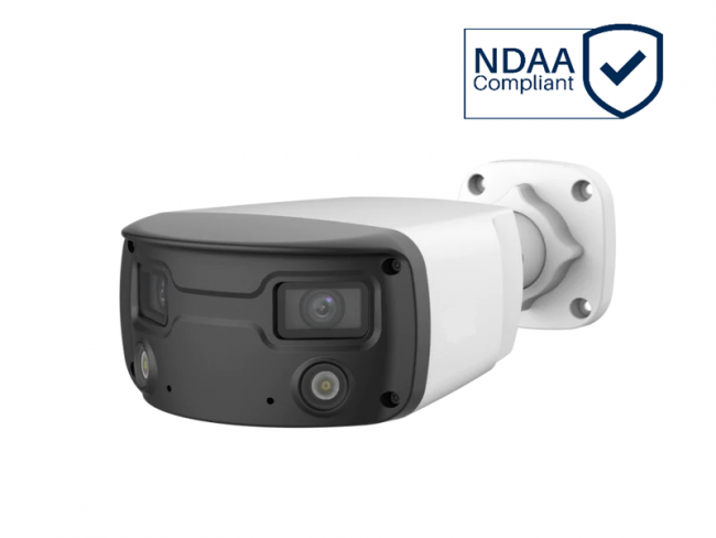 4MP, Panoramic, 4.0mm Fixed IPC, ONVIF - NDAA COMPLIANT
