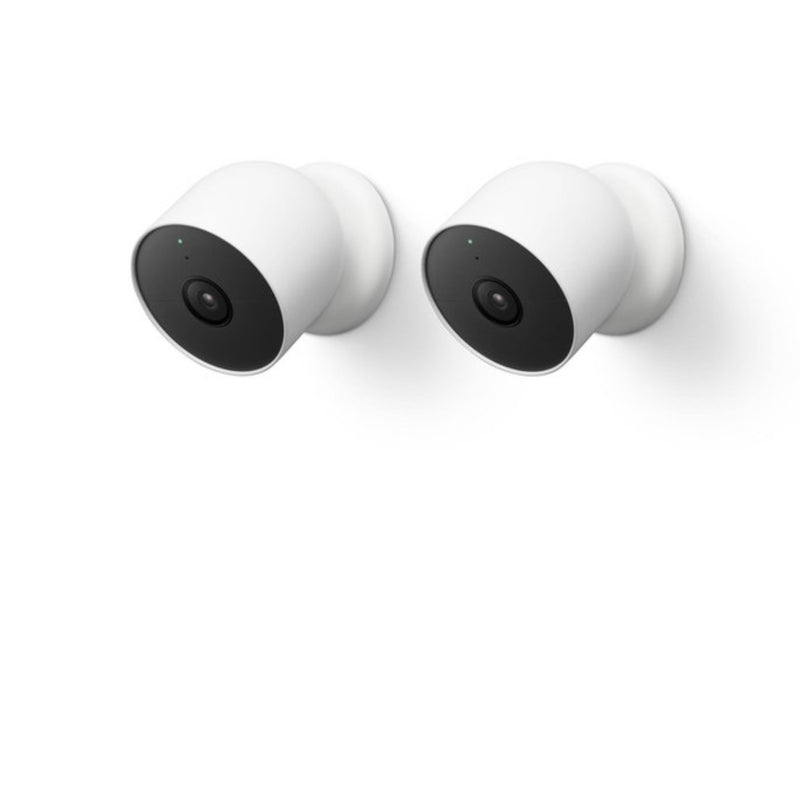 Nest Cam (Battery) - Indoor and Outdoor Wireless Smart Home Security Camera  GA01894-US - 2 Pack