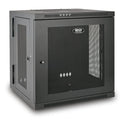 SmartRack 12U Low-Profile Switch-Depth Wall-Mount Rack Enclosure Cabinet, Hinged - Back