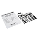 SmartRack 12U Server-Depth Wall-Mount Rack Enclosure Cabinet with Clear Acrylic Window, Hinged - Back